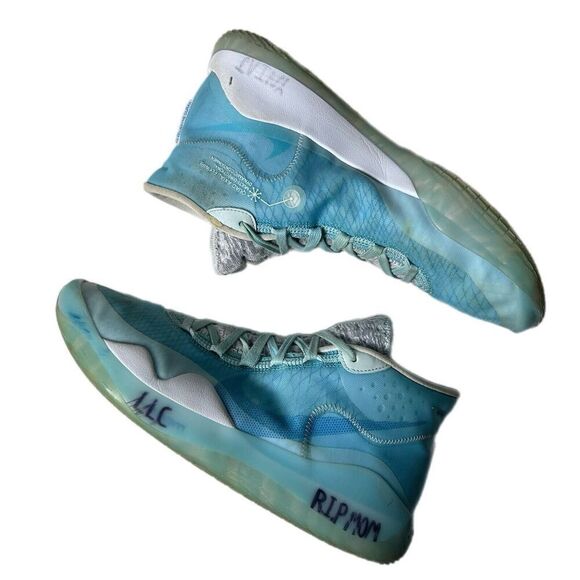 Nike Zoom KD12 Kevin Durant Mens US 13 Blue Gaze Photo 12th Edition AR4229-400 main image 9